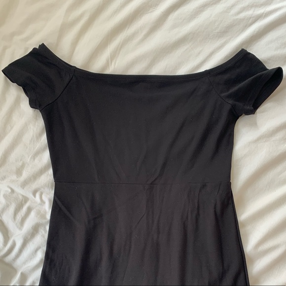 Forever 21 black off the shoulder dress L - Picture 3 of 5